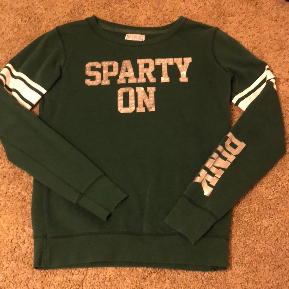 Victoria’s Secret PINK MSU Sweatshirt Sz S